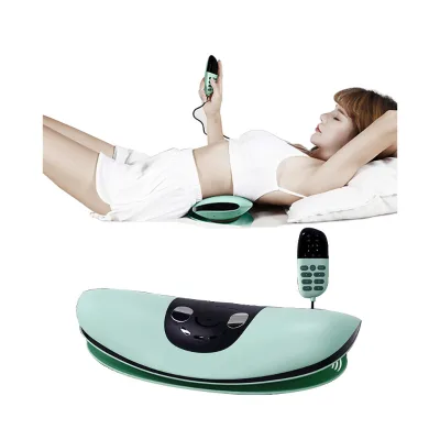 Recharging Pulse Heating Lumbar Massager Therapy Waist Massager Relieve Lumbar Spine Stiffness Reduce Pain Relax Muscle