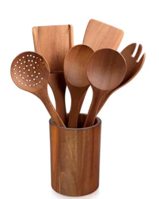 Salad Bowls, Wooden Salad Bowls Set, Large Acacia Wood Serving Bowl for Fruits