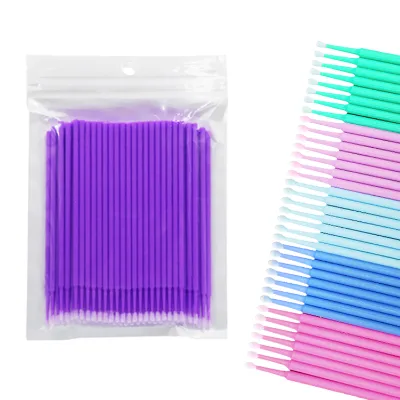 2023 New Style Custom Your Own Brand and Cheap Price Disposable Lashes Extension Micro Cotton Swab