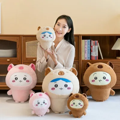 Usaki Chiikawa Doll Capybara Plush Toy Hachi Transforms Into a Capybara Doll to Give Girlfriend Gifts