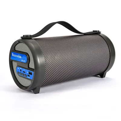 New Arrival Outdoor Portable extreme Audio HiFi Strong Bass Vibration Colorful Led Light Tf Card Wireless 3 Inch Bazooka Speaker