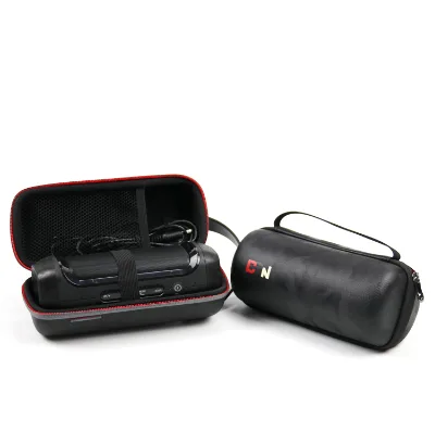 EVA Waterproof Portable Speaker Case Speaker Carrying Case Outdoor Storage Box Large Storage Box with Leather Handle