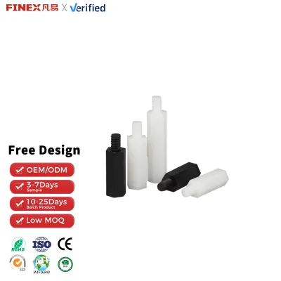 High Quality Stainless Steel Anodized Hex Standoff Male Female Threaded PCB Spacer Insulation M2 White Black 14mm