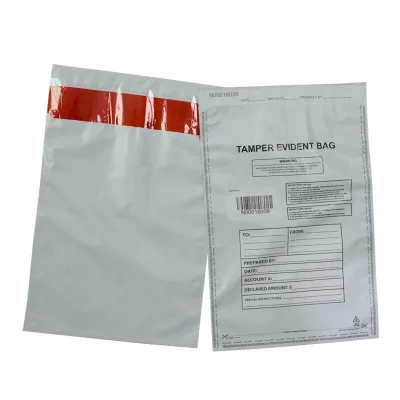 Factory Supply Tamper Evident Security Bag Custom Specimens Tamper Proof Bags