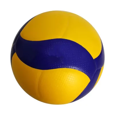 Best Quality Wholesale Customized Training Volleyball Durable Size 5 Leather Ball Yellow Blue Not Easy to Leak Hot Selling