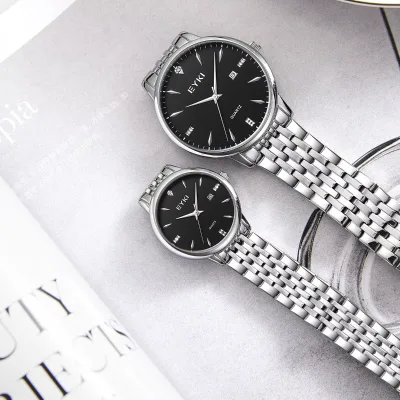 High Quality Business Japan Movement Men's Quartz Watches Pair Couple Watches