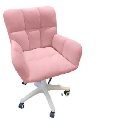 Luxury Home Bedroom Dressing Stool Furniture Fabric Makeup Chair Backrest Dining Room Chair for Home Hotel