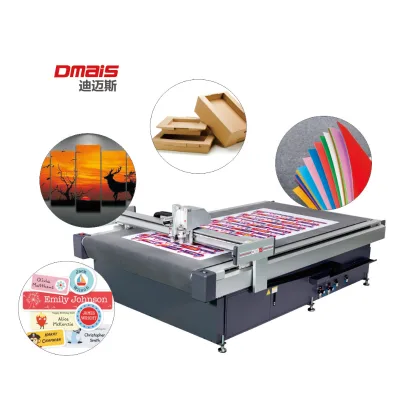Automatic Electric Flatbed Cutter Plotter for Digital Sticker Label Vinyl Reflective Film Cutting Machine Wood Carton Motor