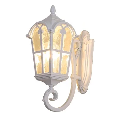 Outdoor American Waterproof Black/white Wall Lamp, Outdoor Waterproof IP65 Corridor Light, Balcony Door Decorative Light