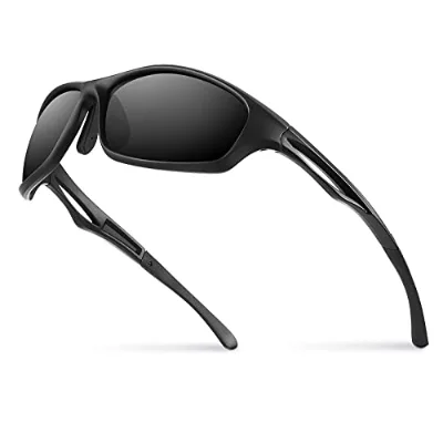 Hot Selling Factory Supplier Fashion Trend Unisex Outdoor Eyeglasses Square Polarized Sports UV400 Sunglasses