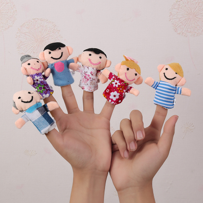 Puzzle Comfort Doll Plush Small Toy Cartoon Hand Puppet Doll Finger Puppet Plush Backrest Cushion