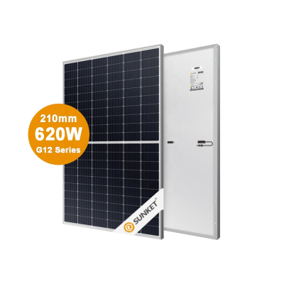 Solar Equipment Power Efficiency Energy Panels 600w 605w 610w 615w 620w Monocrystalline  Photovoltaic Solar Module
