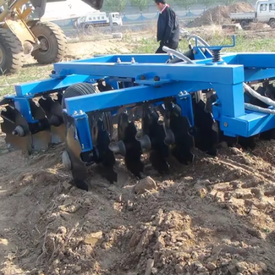 Large Width Harrow for Quick Field Coverage and Smoothing Soil Surface Optimized for Productivity