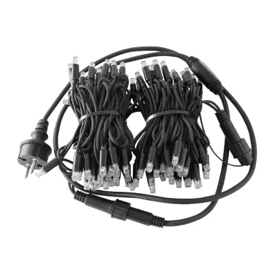 Bulk IP65 5mm Wide Angle Diffused Glue Filled Beads Flashing Warm White 3000K 220V 8 Modes 10M Dark Green Outdoor Party Lights