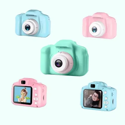 Mini HD Screen 1080P Children Cameras X2 Rechargeable Video Cameras Toy Kids Cameras Toys