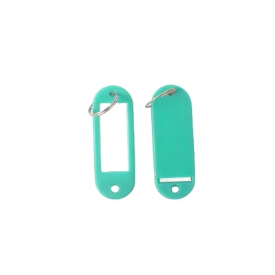Custom Plastic Key Label with Good Reputation Features Custom Letter Pattern