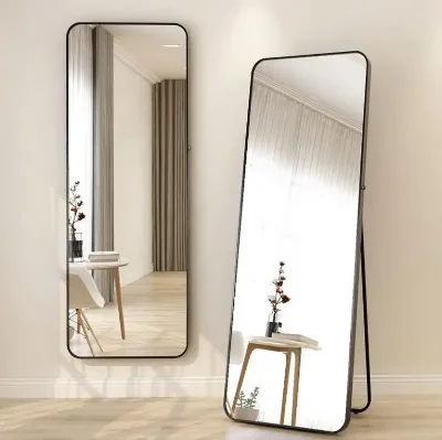 Simple Floor Design Home Decoration Living Room Modern Style Full Body Wall Mounted Makeup Mirror
