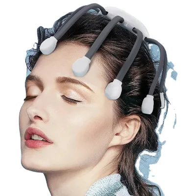 New Promotes Blood Circulation Relieves Fatigue Head Massager Head Vibration Relax Scalp Massage