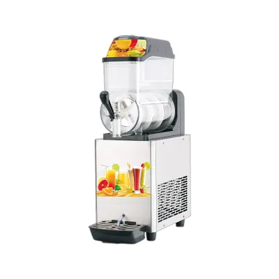 Large Capacity 12L Digital Slush Maker Control Stainless Steel Air Cooling System Nightclub Hotel Cinema Convenience Red/Black