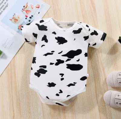 Summer New Cotton Short Sleeve Romper