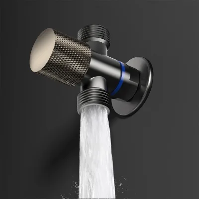 Modern Brass Angle Valve Plumbing Hardware G1/2 Water Stop Faucet for Hot/Cold Water Basin Bathroom Accessory 3-Year Warranty