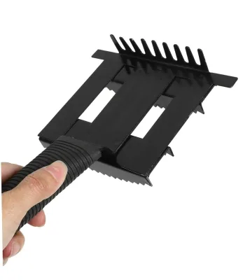 Pet Grooming Brush for Farm Animals Cattle Cow Sheep Horse Ergonomic Design Durable Stainless Steel Relieves Itching