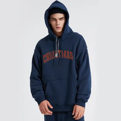 Factory Price High -quality Cotton  Cartoon Pattern Hoodie  Customized Embroidered Hoodie for Men