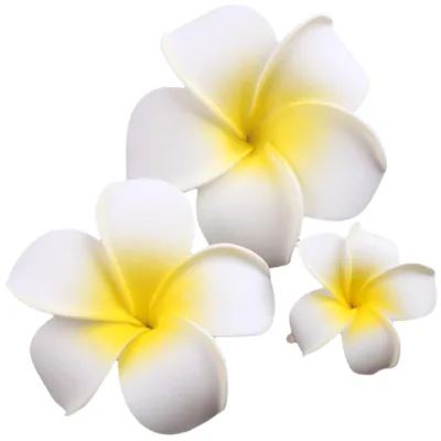 Plumeria Flower Hairpin Bohemian Frangipani Hair Clip Bridal Hair Pins Bohemia Seaside Beach Accessories Gift for Girl Seaside