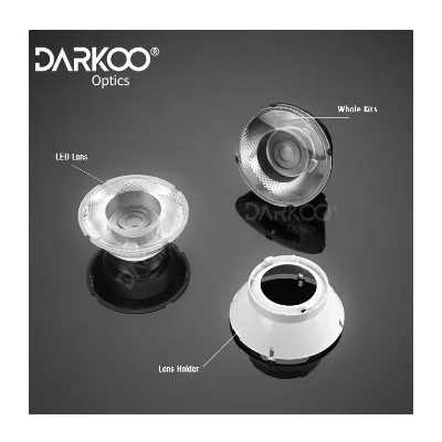 Advanced Optical Integration: 35mm 60 Degree Linear Optical Lens for SMD COB Chip, Recessed Downlight Lighting Systems