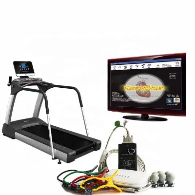 DMS-TM-18 Quiet AC Motor 0-24 km/h Speed Stress test Treadmill Ecg Machine