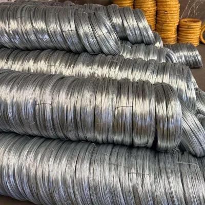ASTM A641 Hot Dipped Galvanized Steel Wire Q235 Low Carbon 0.5mm-4.0mm Zinc Coated Steel Wire for Construction