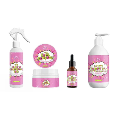 Custom Label Wholesale Kids Natural Organic Curly Hair Products for Natural Hair Kids