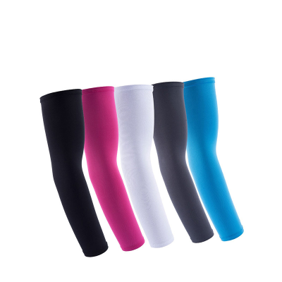 OEM ODM Running Elbow Protective Compression Football Sport UV Sun Cycling Ice Silk Cool Arm Sleeve