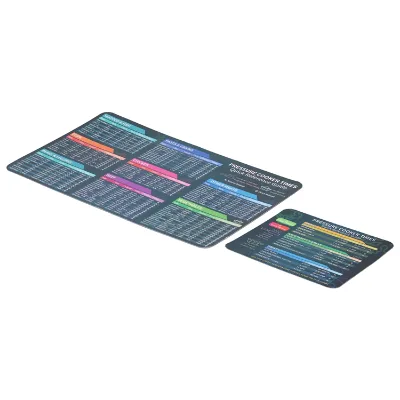 Electric Pressure Cooker Cooking Times Sheet Set Quick Reference Guide Accessory