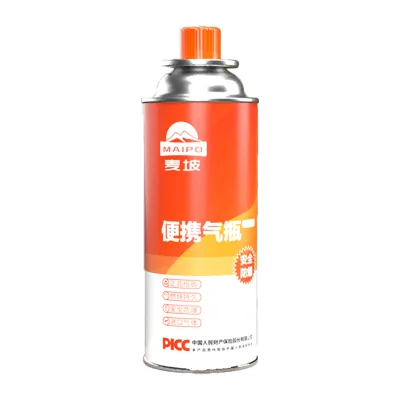 Factory Customized Butane Gas Butane Fuel Hot Sop Restaurant Use Gas Lighter Gas Refill 13.5 OZ