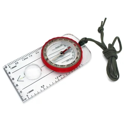 Multi-functional Magnetic Compass, Outdoor Children and Students Luminous Multi-functional Waterproof Compass