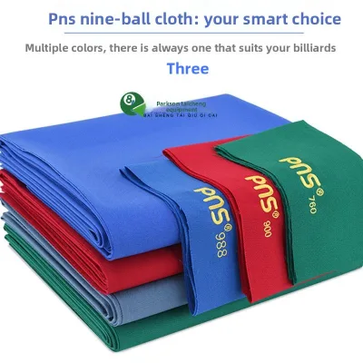 VnOrYZGA Pool Table Cover Felt Cloth for Billiard/Pool Nine-Ball Fast-Speed Cue Sports Light Blue/Dark Gray/Red