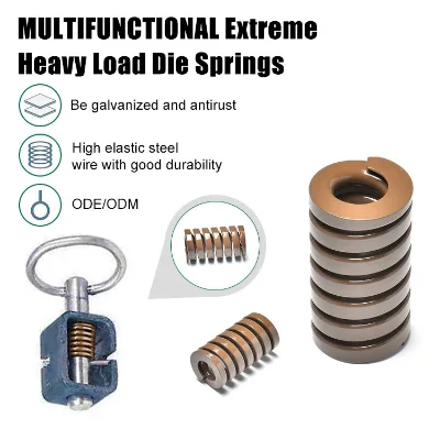Brown Painted Extra Heavy Spring Supporting Extreme Pressure Operations Throughout Dies
