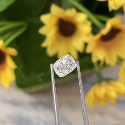 IGI Wholesale Cvd Elongated Cushion OMC Old Mine Cut 3ct DEF/VVS-VS Best Price for Custom Lab Grown Diamond Engagement Rings