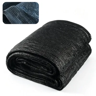 DaringFish Black HDPE Agricultural Shade Net 6/8 Needle Extra Dense & Thickened Greenhouse Heat Insulation Sun Blocking