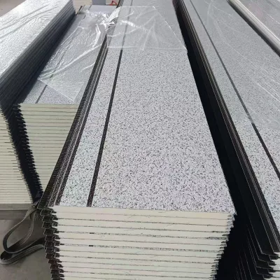 EPS Sandwich Wall Panels PU Core Metal Panels Thermal Insulation Exterior Facade 20mm for Modular Construction Solutions