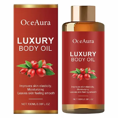 High Quality Custom Body Oil Pure Natural Organic Ingredient Skin Care Moisturize and Hydrate Body Skin Dry Lightening Body Oil