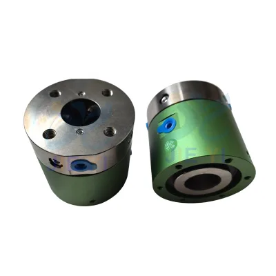 360 Degree Rotation Pneumatic Slip Ring Aperture 25mm 2 in 2 Out Aluminum Alloy Material Slip Ring