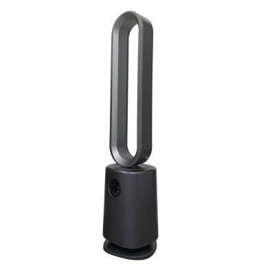 2024 Home Appliance Indoor Standing Tower Strong Wind air Cooling With Plasma and Purifier Bladeless Fan