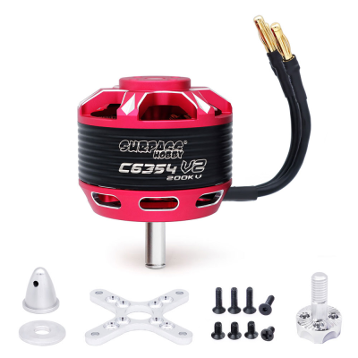High-Speed Electric RC Biplane C6354 Chinese Import Brushless Motor Invert Flight Stability Metal Construction