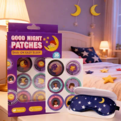Sleep Patch | Fall Asleep Faster Wake Refreshed | Eco-Friendly Convenient Natural Plant-Based Non-Toxic Sleep Aid Melatonin Free