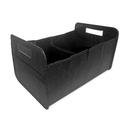 Car Boot Organiser with Foldable Cover, Car Storage Box and Bag, Large Boot Tidy, Car Organiser Garage Storage