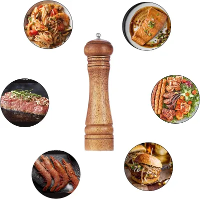 Antique Color Manual Grinder Kitchen Tools Set Chinese Online Markets Rubberwood Ceramic Salt Pepper Powder Home Kitchen