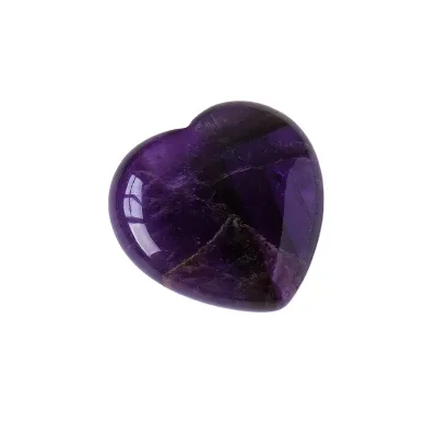 2026 Hot Sale Mixed Crystal Heart Crystal Carving Amethyst Heart Shaped Carving