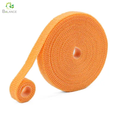 Double-Sided Reusable Hook & Loop Tie Rolls Self-Gripping Easy to Cut, Perfect for Fastening & Organizing